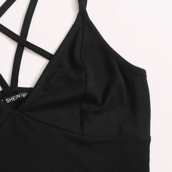 Shein caged back ribbed top - Picture 3 of 3